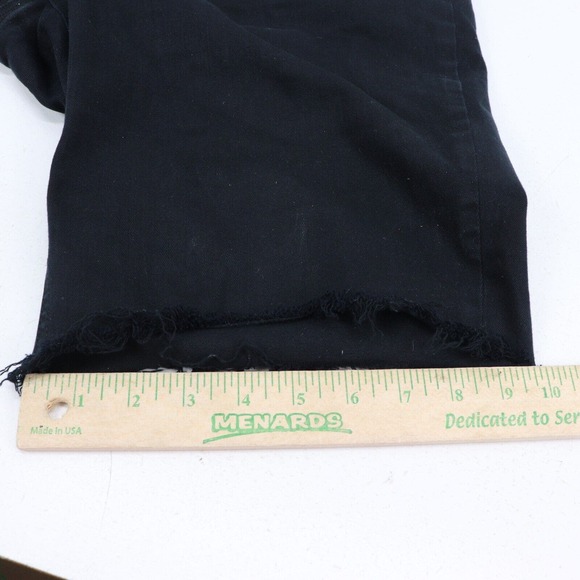 Lane Bryant Woman's Cutoff Shorts Plus Size 18 Black - Picture 9 of 9